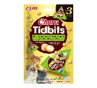 Churu Tidbits Chicken Recipe with Dashi Flavour Cat Treats - 3 x 12g