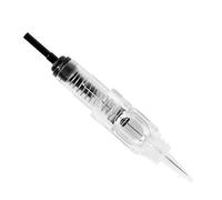 Chuse 10PCS Sterilized Disposable Permanent Makeup Eyebrow Tattoo Needles for Nouveau Rotary Machine Gun 1RL