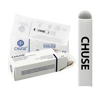 CHUSE 16 U 50pcs 0.25mm Disposable microblades Permanent Makeup Manual Eyebrow Tattoo Needle Microblading