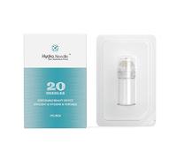 CHUSE Hydra. Needle 20 Pins Microneedling Derma Stamp Length 0.5 mm Without Serum for Anti-Ageing Skin Care, Lips, Hair and Beard Growth Stimulation, Titanium Material (0.5 mm, 20 Pins)