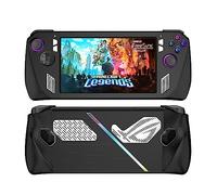 Chushane Protective Case for ASUS Rog Ally 2023 Release Handheld Game Console Full Body Soft Silicone Drop-Proof Protector Case with Shockproof,Non-Slip,Anti-Collision (Black)