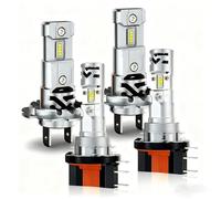 CHUSYYRAY H15 H7 LED Headlight Bulbs Kit,6000K White 33000LM Ultra Bright, CANBus No Error,H15 High Beam+H7 Low Beam LED Headlamp,Pack of 4,2026 Upgraded