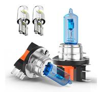 CHUSYYRAY H15 Halogen Headlight Bulb Compatible with Ford Focus MK3 2014-2018 High Beam Headlight Daytime Running Light Halogen Replacement Bulb, 6000K White Light, Plug and Play, 2 Bulbs