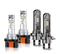 CHUSYYRAY H15 High Beam,H7 Low Beam LED Headlight Bulbs compatible for Ford Transit Custom/Transit Connect 2013 2014 2015 2016 2017,50W 6000K Halogen Headlamp Conversion Kit,4 Packs,2026 Upgraded