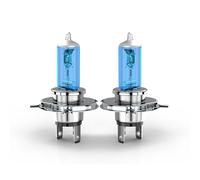 CHUSYYRAY H4 Halogen Headlight Bulbs 12V 6000K White Light 300% Brighter High Low Beam Fog Light Replacement Bulbs For Car Pickup SUV, Plug and Play,2 Packs