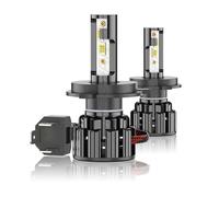 CHUSYYRAY H4 LED Headlight Bulbs,9003 High Low Beam Bulb Conversion Kit,HB2 Main Dipped Beam Headlamp Replacement Bulbs, 6000K White Light, Plug and Play, 2 Pack