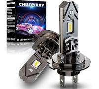 CHUSYYRAY H7 Led Headlight Bulbs Low Beam compatible with Ford Focus 2011 2012 2013 2014 2015 2016 2017 2018,60W 10000LM White CSP Beads 500% Brightness Halogen Headlamp Conversion Kit Pack of 2