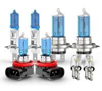 CHUSYYRAY Halogen Headlight Bulbs compatible with Ford Focus MK3 2011 2012 2013 2014,H1 High Beam,H7 Low Beam,H11 Fog Light 6000K White Light Halogen Replacement Bulbs Car Accessories,6 Pcs