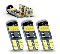 CHUSYYRAY License Plate Bulb compatible with Peugeot 207 CC 2007-2013,Led Side Light Bulbs,6000K White Light T10 501 W5W Led Bulb, Plug and Play,5 Packs