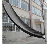 Chute,Heavy Duty Portable Canvas Unloading Chute - Durable Tear-Resistant Debris Chute for Moving & Delivery, Custom Length (Black, 2x13m/6.5x42.6ft) - Versatile Trash Removal System