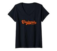 Chutzpah funny jewish yiddish Slang Hustle Israeli Hebrew V-Neck T-Shirt