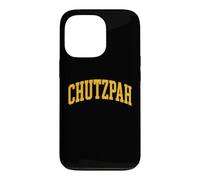 Chutzpah Funny Jewish Yiddish Slang Hustle Israeli Shalom Case for iPhone 13 Pro