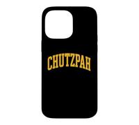 Chutzpah Funny Jewish Yiddish Slang Hustle Israeli Shalom Case for iPhone 14 Pro Max