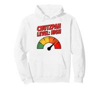 Chutzpah Level High Funny Jewish Design Pullover Hoodie