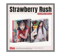 CHUU 츄 Strawberry Rush 2nd Mini Album Standard Random Version CD+1p Folded Poster on Pack+160p PhotoBook+1p PhotoCard+1ea Certificate of Merit+1ea Coaster+Tracking Sealed