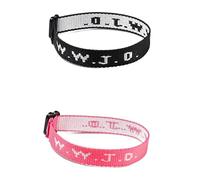 CHUU YUNG WWJD Bracelets What Would Jesus Do Bracelet Letter Matching Friendship Braided Bracelets Inspirational Religious Christian Wristband Protection Jewelry for Women Men Couples Gifts, M, Resin