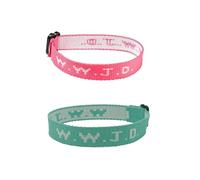 CHUU YUNG WWJD Bracelets What Would Jesus Do Bracelet Letter Matching Friendship Braided Bracelets Inspirational Religious Christian Wristband Protection Jewelry for Women Men Girl Couples Gifts