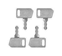 Chuuparts 14644 M516 1527132 4pcs Ignition Starter Key Compatible with Terex Generation 7 Articulated Dump Truck ADT Bosch Benford Roller Bomag Neiman Merit Compatible with Bosch Benford