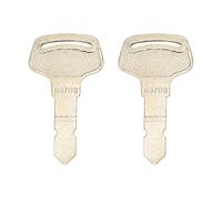 Chuuparts 2Pcs Ignition Keys 15248-63700 6C040-55432 Compatible with Kubota Tractors B1700D B1700HSD B2100D Compatible with New Holland Tractors T1010 T1030 T1110 Compatible with Case Tractor