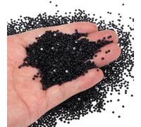 Chuyau 8000PCS 2mm Black Flatback Pearls for Crafting Jewelry Making Round Half Pearl Beads for Making DIY Scrapbook Crocs Shoes Clothes Cup Nail Wedding Art Decoration