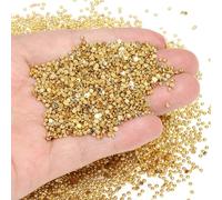 Chuyau 8000PCS 2mm Gold Flatback Pearls for Crafting Jewelry Making Round Half Pearls for Making DIY Scrapbook Crocs Shoes Clothes Cup Nail Wedding Art Decoration