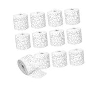 ChuYiElegance 12 Rolls of Plaster Gauze, Total Length 270 Cm (106.3 Inches). Soft and Versatile Plaster Bandage for Making Masks and Casts.
