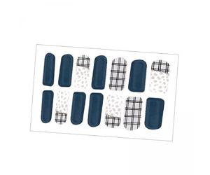 ChuYiElegance 3x Nail Foil Stickers Nail Strips Simple Fashion Decorative DIY Self Decor Full Wraps Nail Stickers
