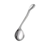 ChuYiElegance Curved Utensils, Angled Spoon and Fork, Portable Feeding Aids for People with Weak Grip Strength, Right Spoon