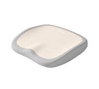 ChuYiElegance Foam Seat Cushion, Chair Support Cushion, for Long Time Sitting Office Workers and Car Drivers, Beige Gray