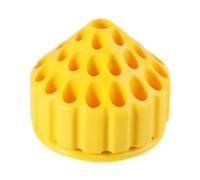 ChuYiElegance Grinding Head Shelves, Polishing Box Container, Carving Tool Bit Holder, Manicure Tool -Bit -organizer for Workshop, Yellow