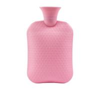 ChuYiElegance Hot Water Bottle Hand Warmer Portable Screw Lid Heated Bed Bag 2L Practical Water Bag Winter Warm Bag Water Bag, Pink
