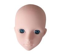 ChuYiElegance Mannequin, Practice Makeup Doll, Professional Multifunctional Model, Cosmetic Face Head for Home Transplantation, Blue Eyes