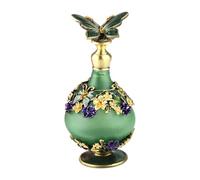 ChuYiElegance Perfume Bottle Butterfly Cap Empty Refillable Bottle for Ladies Daily Use