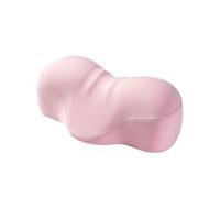 ChuYiElegance Small Neck Support Pillow, Posture Correction Device, Muscle Tension Relaxation, Memory Foam Pillow for Neck and Shoulder Relaxer, Pink