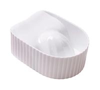 ChuYiElegance Soaking Bowl, Tool Nail Art Tool, Polish Remover Soaking Tray, Machine Manicure Bowl, Soaking Bowl, White
