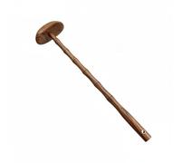 ChuYiElegance Traditional Scraping Plat Rosewood Brass Gua Sha Ergonomic Handheld Long Handle Massage Suitable for Back Neck Arms Self Care Home Use, Tai Chi Huanghuali Gua Sha Board