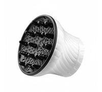 ChuYiElegance Universal Attachment Styling Nozzle Curly Hair Concentrator Construction Heat Resistant Body Secure Fit Suitable for Home use Salon use, White Universal