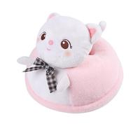 ChuYiElegance Usb Heated Foot Warmer with Kneading Massage Rechargeable Foot Cavity Suitable for Desk Reading Seated Moments, Cat