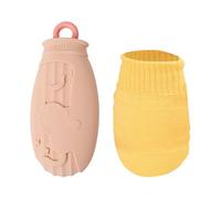 ChuYiElegance, Warming Bag with Knitted Cover and Pocket for Shoulder, Hands, Legs, Pink