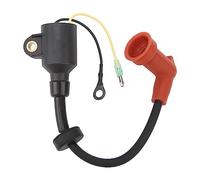 ChuyTrading Outboard Ignition Coil 63V 85570 00, Boat Ignition Coil Replacement, Rubber Metal Marine for 2 Stroke 15, Vol e with Proof