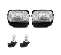 Chwqfuhf Car Foglamp For Chevrolet For SILVERADO For 1500 2500 3500 For HD Classic 2003-2006 1Pair Left&Right Fog Lamp Assembly(With S10 LED White)