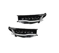 Chwqfuhf Car Front Lights For Toyota For Highlander 2015-2017 Car Front Lamps All Upgrade Blink Dynamic Light Projector Five Lens