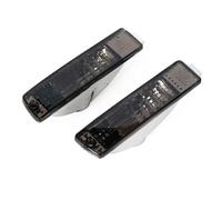 Chwqfuhf Car Rear Taillight Shell For VW For Golf 2 Mk2 For Jetta 2 Mk2 1980-1992 Front Bumper Fog Lights Driving Lights Daytime Running Lights Lampshade(Black-1Pair)