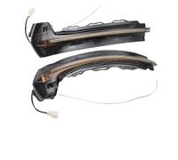 Chwqfuhf Mirror Indicator Light For A3 8V S3 RS3 Side Mirror Light LED Turn Signal 2013 2014 2015 2016 2018 2019 2020 Arrow Flasher 2pcs Dynamic Blinker(Dynamic - White)