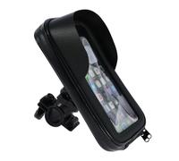 Chwqfuhf Motorcycle GPS Mount 360° Rotatable Bike Phone Holder Bag Waterproof Motorcycle Handlebar Bag Bicycle Pouch Touch Screen Phone Mount(A Handlebars)