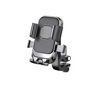 Chwqfuhf Motorcycle GPS Mount Motorcycle Bicycles Phone Mount Clip Riding Shockproof Phone Holder Motorbike Scooter Cycling Navigation Support Bracket(Black handlebar)