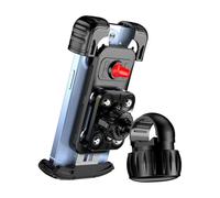 Chwqfuhf Motorcycle GPS Mount Motorcycle Cell Phone Stand Holder Handle Navigation Support Mirrors Mount Mobile Handlebar Bracket Anti Vibration Bike GPS(Style 1)