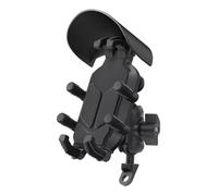 Chwqfuhf Motorcycle GPS Mount Motorcycle Cell Phone Support Handlebar Mount Antivibration Mobile Stand GPS Navigator Mirrors Holder Bike Bracket(Style B)