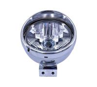 Chwqfuhf Motorcycle Head Light For Suzuki For Haojue For Jingcheng For GZ125 For GZ125HS For GZ150-A Motorcycle Head Lamp 12V Universal Chrome Motorcycle Headlight