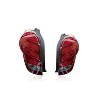 Chwqfuhf Rear Light For Chevrolet For Spark 2011-2014 Sequential Turn DRL Brake Reverse Plug Play Rear For LED Tail Lights Taillights Cover(Red Sprayed Black)